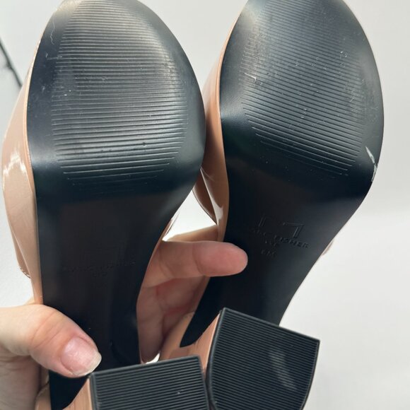 New Marc Fisher Lucah Platform Heel Blush Patent Women Heels Size 6 MSRP $150 - Picture 10 of 10